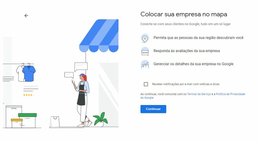 Imagem coloque sua empresa no mapa